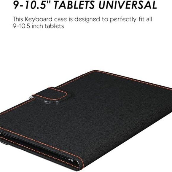 Touchpad Keyboard Case for 9–11” Tablets Universal (Black)  New, No Tags - Picture 4 of 4